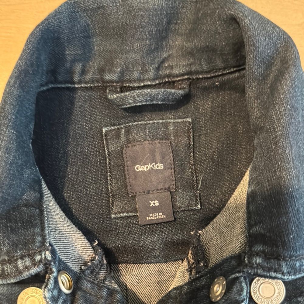 Girls Denim Jacket - Blue XS 4/5 - Picture 2 of 5
